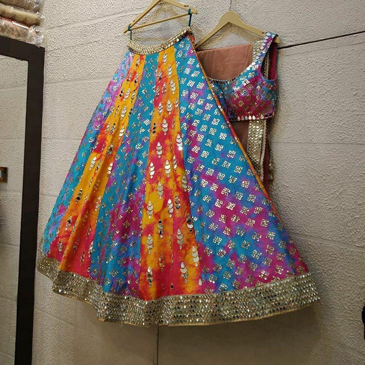 Designer Multi Color Printed Lehenga For Women