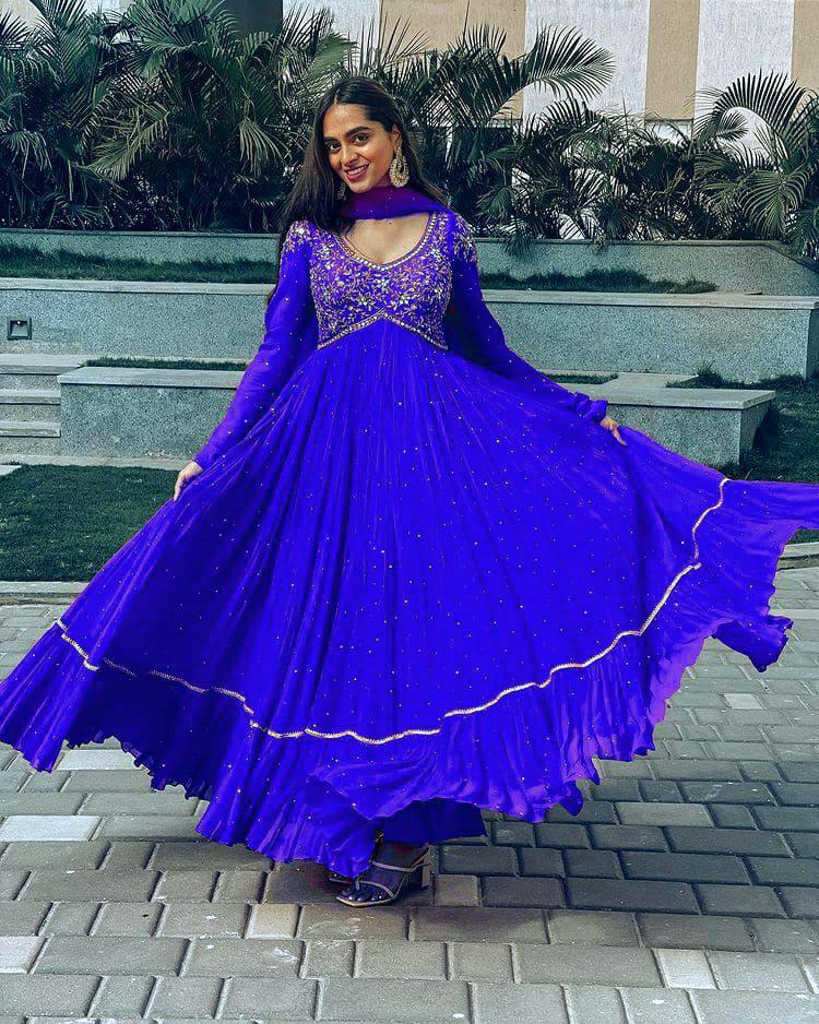 Beautiful Festival Wear Anarkali Wear Salwar Gown Designs