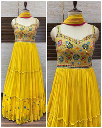 Best Designer Anarkali Flairs One Piece Gown Designs For Girls