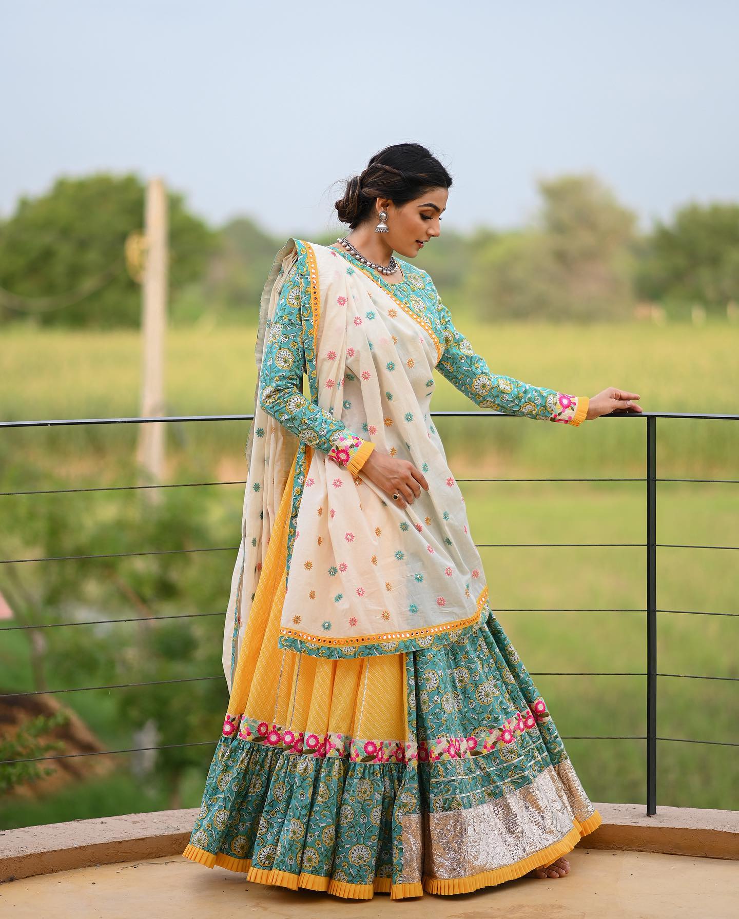 Circular Flair Pure Dolla Silk Online Lehenga Design