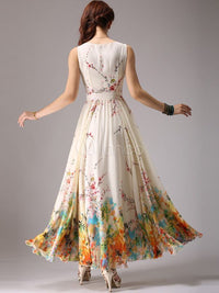 Multi Rose Frock Gown For Latest Designer Designs